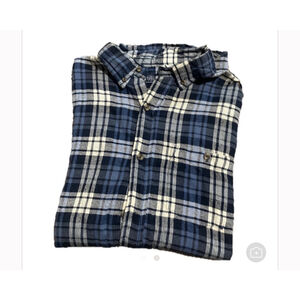 Men's Northern Expedition Flannel Shirt Size XL Blue